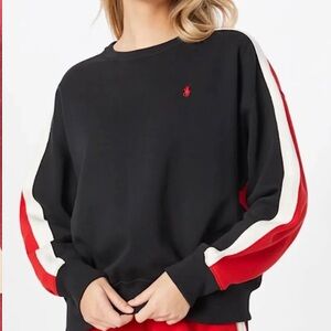 Polo Ralph Lauren Women's Color-Blocked Fleece Sweatshirt Size XL